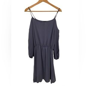 Draped Sleeve - Cold Shoulder Dress